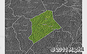 Satellite Map of Gilmer County, desaturated
