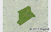 Satellite Map of Gilmer County, lighten