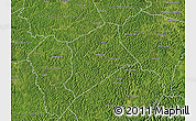 Satellite Map of Gilmer County