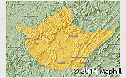 Savanna Style 3D Map of Greenbrier County
