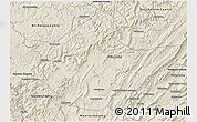 Shaded Relief 3D Map of Greenbrier County