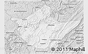 Silver Style 3D Map of Greenbrier County