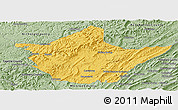 Savanna Style Panoramic Map of Greenbrier County