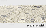 Shaded Relief Panoramic Map of Greenbrier County