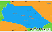 Political Simple Map of Marion County