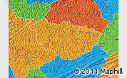Political Map of McDowell County