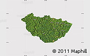 Satellite Map of McDowell County, cropped outside