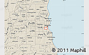 Classic Style Map of ZIP code 53204