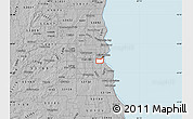 Gray Map of ZIP code 53204