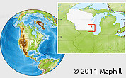Physical Location Map of ZIP code 53214, highlighted state