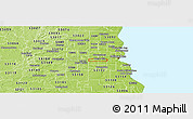 Physical Panoramic Map of ZIP code 53214