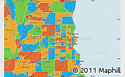 Political Map of ZIP code 53216