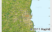 Satellite Map of ZIP code 53216