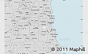 Silver Style Map of ZIP code 53219