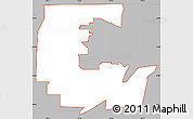 Gray Simple Map of ZIP code 53719