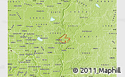 Physical Map of ZIP code 54082