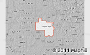 Gray Map of ZIP code 54484