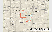 Shaded Relief Map of ZIP code 54484