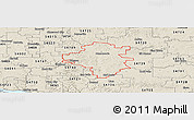 Shaded Relief Panoramic Map of ZIP code 54751