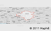 Silver Style Panoramic Map of ZIP code 54751