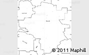 Blank Simple Map of ZIP code 54751
