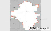 Gray Simple Map of ZIP code 54751