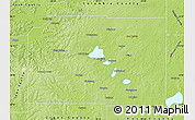 Physical Map of Dane County