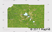 Satellite Map of Dane County, cropped outside