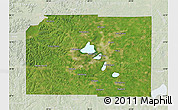 Satellite Map of Dane County, lighten
