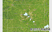 Satellite Map of Dane County