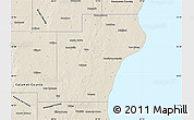 Shaded Relief Map of Manitowoc County