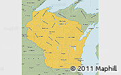 Savanna Style Map of Wisconsin