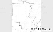 Blank Simple Map of Marinette County, no labels