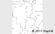 Blank Simple Map of Marinette County