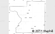 Blank Simple Map of Polk County, cropped outside