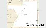 Classic Style Simple Map of Polk County