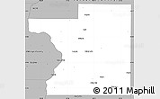 Gray Simple Map of Polk County