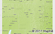 Physical Map of Portage County