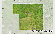 Satellite Map of Portage County, lighten