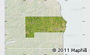 Satellite Map of Racine County, lighten