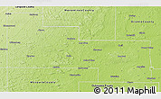 Physical 3D Map of Shawano County