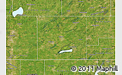 Satellite Map of Walworth County