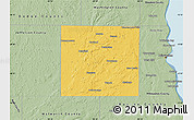 Savanna Style Map of Waukesha County