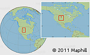 Savanna Style Location Map of ZIP code 82070, within the entire country