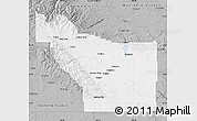 Gray Map of Fremont County