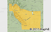 Savanna Style Map of Fremont County