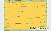 Savanna Style Simple Map of Wyoming