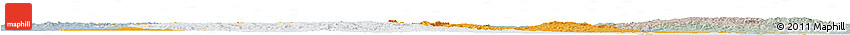 Political Horizon Map of CERRO LARGO, lighten, semi-desaturated