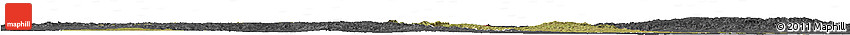 Satellite Horizon Map of CERRO LARGO, darken, desaturated