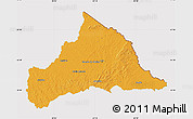 Political Map of CERRO LARGO, cropped outside